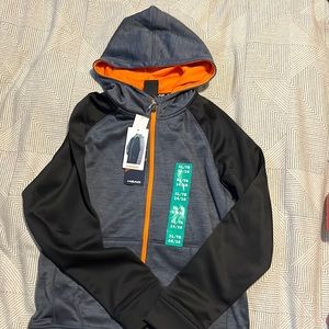 NWT Zip hoodie. Size 14/16